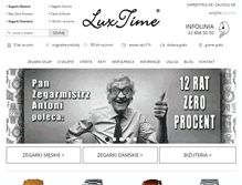 Tablet Screenshot of luxtime.pl